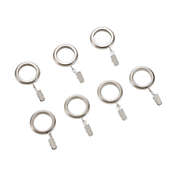 Cambria&reg; Craft Clip Rings in Brushed Nickel (Set of 7)