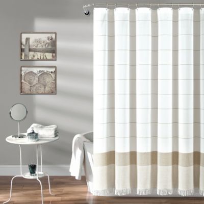 Rustic Fabric Shower Curtains | Bed Bath & Beyond