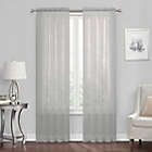 Alternate image 0 for Regal Home Collections Voile 95-Inch Rod Pocket Window Curtain Panel in Silver/Grey (Single)