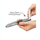 Alternate image 1 for SKIP*HOP&reg; Easy-Fold Travel Spoons in Grey/Teal (Set of 2)