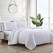 Tommy Bahama&reg; Textured Waffle 3-Piece Reversible King Comforter Set in White