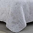 Alternate image 2 for Laura Ashley&reg; Fawna Flannel 3-Piece Full/Queen Comforter Set in Neutral