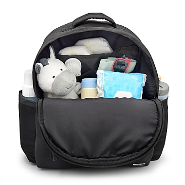 Goldbug All Access Diaper Backpack in Black. View a larger version of this product image.