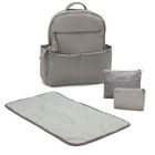 Alternate image 3 for Goldbug All Access Diaper Backpack in Grey