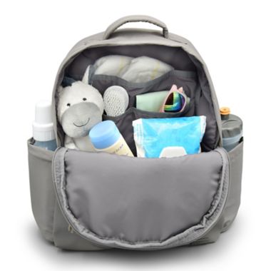 Goldbug All Access Diaper Backpack in Grey. View a larger version of this product image.