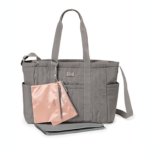 Alternate image 1 for carter's® Pack It All Diaper Tote Bag in Grey