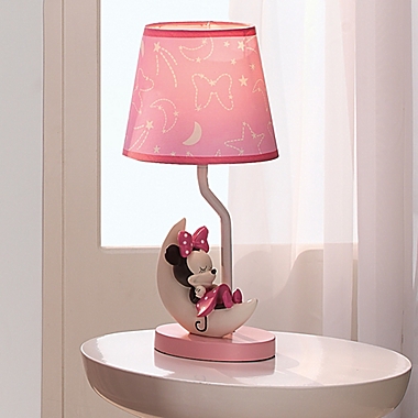 Minnie Mouse Heart Girl Baby Children Nursery Table Lamp Night Light Touch Lamp 