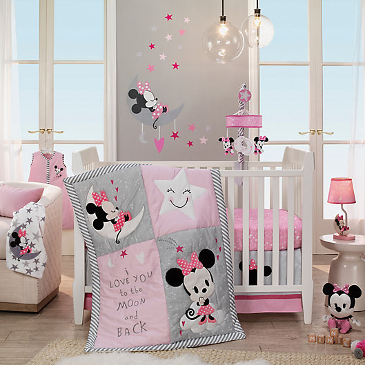 Minnie Mouse Crib Set Love Minnie 