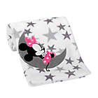 Alternate image 2 for Lambs &amp; Ivy&reg; Minnie Mouse Baby Blanket in Pink/Grey