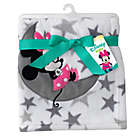 Alternate image 3 for Lambs &amp; Ivy&reg; Minnie Mouse Baby Blanket in Pink/Grey