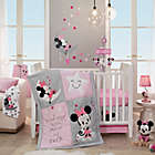 Alternate image 1 for Lambs &amp; Ivy&reg; Minnie Mouse Celestial Wall Decal Set in Pink/Grey