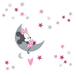 Lambs & Ivy® Minnie Mouse Celestial Wall Decal Set in Pink/Grey