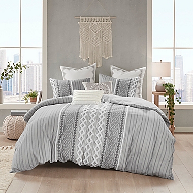 INK+IVY Imani 3-Piece King/California King Comforter Set in Gray. View a larger version of this product image.