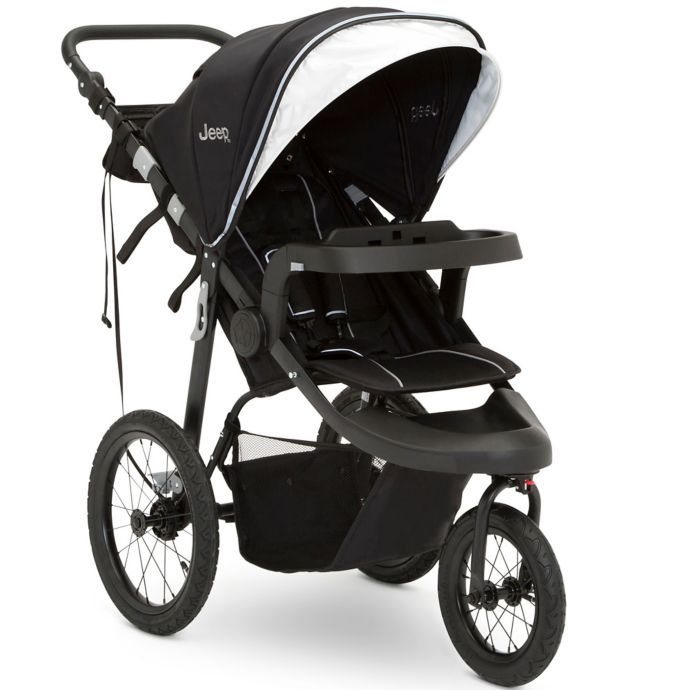 Delta Children Jeep Hydro Sport Plus Jogger Stroller In Black Bed Bath Beyond