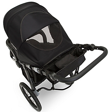 Delta Children Jeep&reg; Hydro Sport Plus Jogger Stroller in Black. View a larger version of this product image.