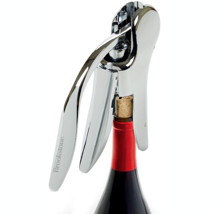 Brookstone® Compact Wine Opener in Chrome Bed Bath & Beyond