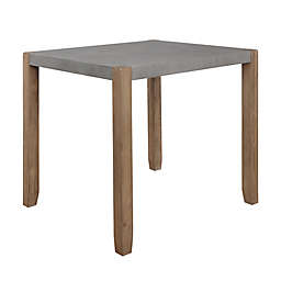 Newport Wood and Faux Concrete Counter-Height Dining Table