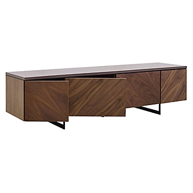 Safavie Archie Chevron TV Stand in Walnut. View a larger version of this product image.