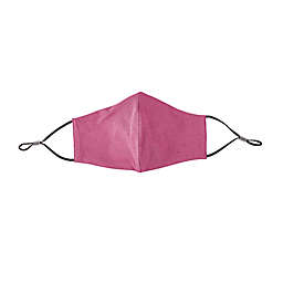 London Luxury® 2-Pack Adult Fabric Face Masks in Heather/Raspberry
