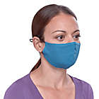Alternate image 2 for London Luxury&reg; 2-Pack Adult Fabric Face Mask in Blue