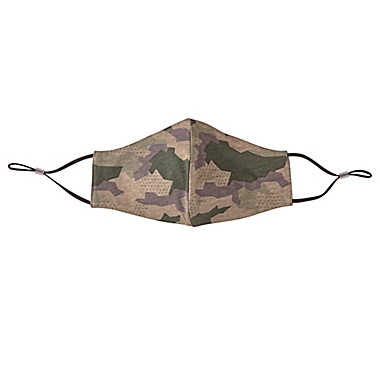 London Luxury&reg; 2-Pack Adult Fabric Face Masks in Camo. View a larger version of this product image.