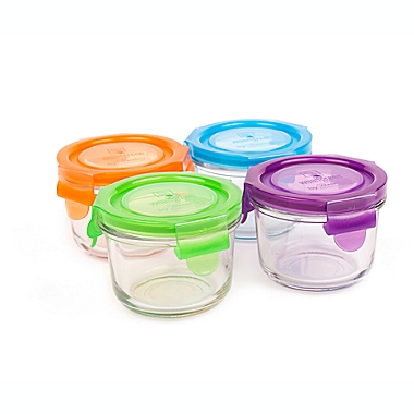Wean Green&reg; 6 oz. Garden Pack Wean Bowls in Assorted Colors (Set of 4). View a larger version of this product image.