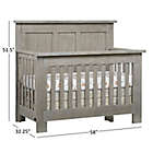 Alternate image 8 for Soho Baby Hanover 4-in-1 Convertible Crib in Oak/Grey