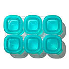 Alternate image 1 for OXO Tot&reg; 6-Pack 2 oz. Silicone Baby Food Storage Blocks in Teal