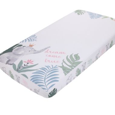 NoJo&reg; Tropical Princess Photo-Op Crib Sheet. View a larger version of this product image.