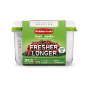 Rubbermaid&reg; Freshworks&reg; 3-Piece Produce Saver Set in Clear