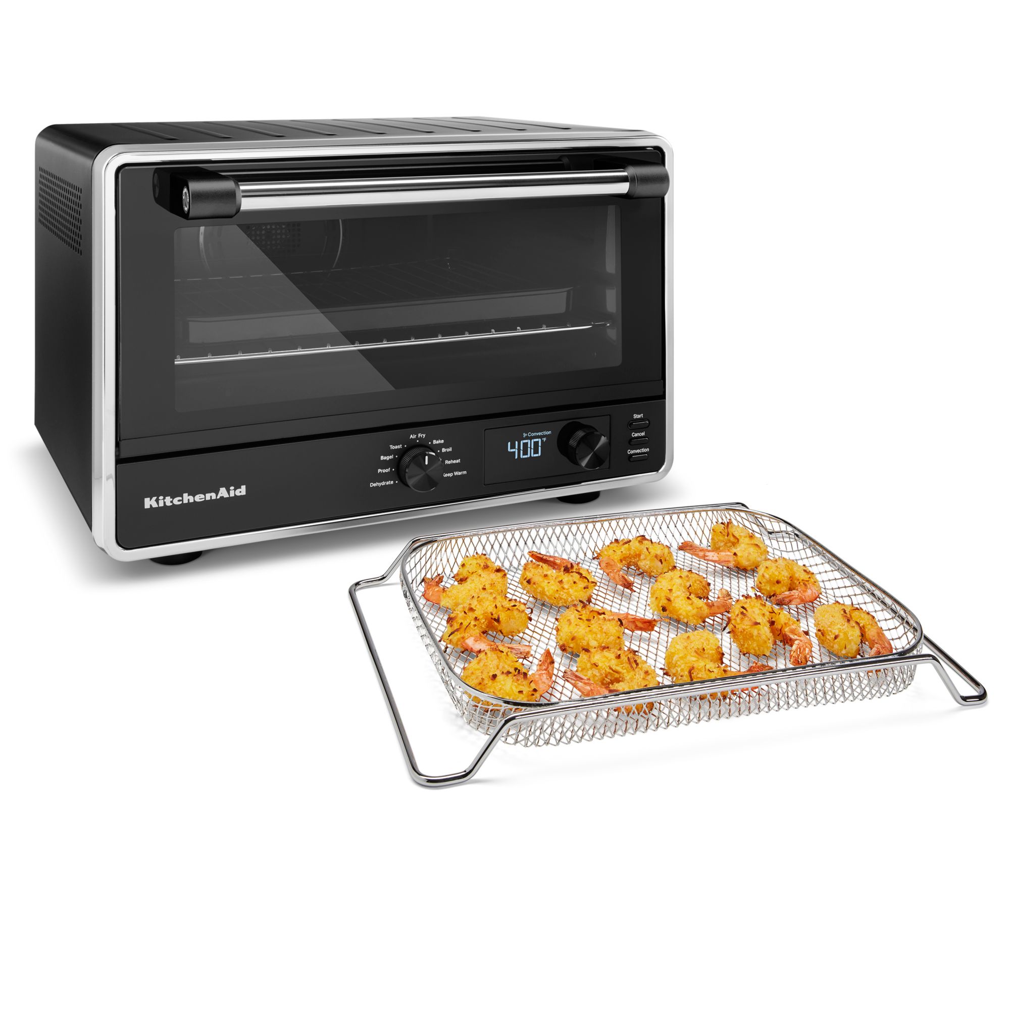 KitchenAid Digital Countertop Oven with Air Fry in Black