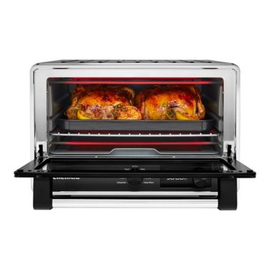 KitchenAid&reg; Digital Countertop Oven with Air Fry in Black. View a larger version of this product image.