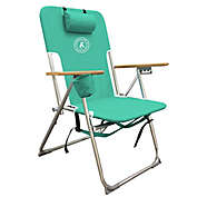 Carribean Joe High Weight Beach Chair in Teal