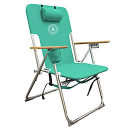 Carribean Joe High Weight Beach Chair in Teal