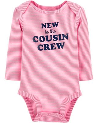 carter's cousin onesie