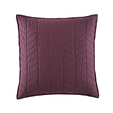 UGG&reg; Dawn European Pillow Sham in Cabernet. View a larger version of this product image.