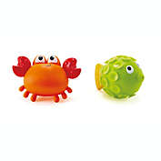 Hape 2-Piece Rock Pool Squirter Bath Toy Set in Red/Green