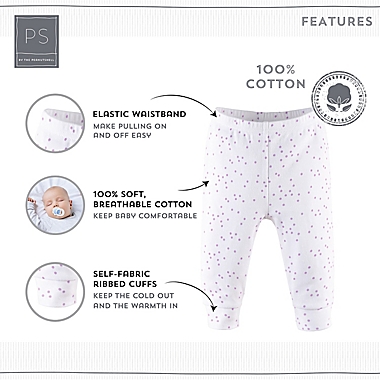 The Peanutshell&trade; Size 3-6M 5-Pack Confetti Dot Pants in Pastels. View a larger version of this product image.