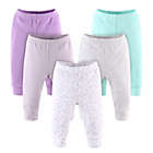 Alternate image 0 for The Peanutshell&trade; Size 3-6M 5-Pack Confetti Dot Pants in Pastels