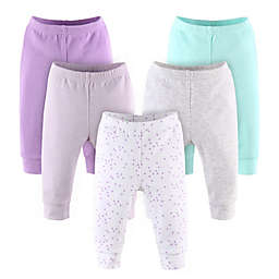 The Peanutshell™ Size 3-6M 5-Pack Confetti Dot Pants in Pastels