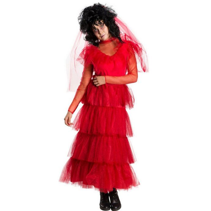 Beetlejuice Lydia S Dress Women S Halloween Costume In Red Bed Bath Beyond