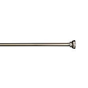 Spring Tension Pewter 24-Inch - 36-Inch Curtain Rod