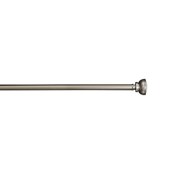 Spring Tension Pewter Curtain Rod Bed, How To Put Up A Spring Tension Curtain Rod