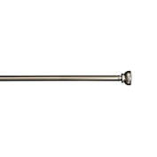 Spring Tension Pewter Curtain Rod