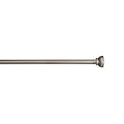 Spring Tension Pewter 36-Inch - 54-Inch Curtain Rod