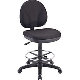 HomeRoots Fabric Office Chair in Black