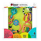 Alternate image 0 for Sassy&reg; 4-Piece My First Toys Gift Set