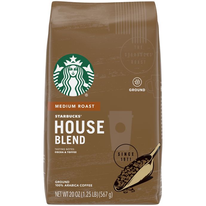 Starbucks® 20 oz. House Blend Ground Coffee Bed Bath