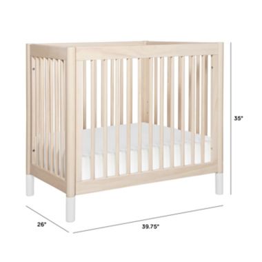 Babyletto Gelato 4-in-1 Mini Crib/Twin Bed in Natural. View a larger version of this product image.