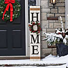 Alternate image 1 for Glitzhome&reg; 4-Piece &quot;HOME&quot; Floral Porch Sign Set